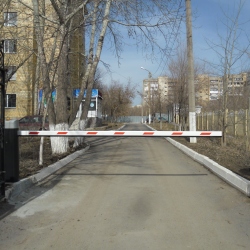 шлагбаум в Караганде